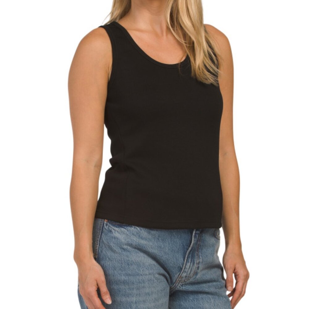 NEW WHITE LABEL Scuba Tank Top black for women 164tn